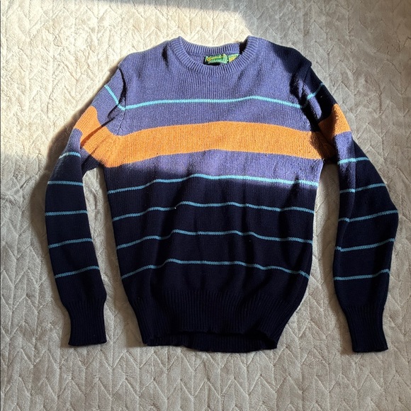 Cumberland Outfitters Sweaters - Cumberland Striped Crewneck Sweater